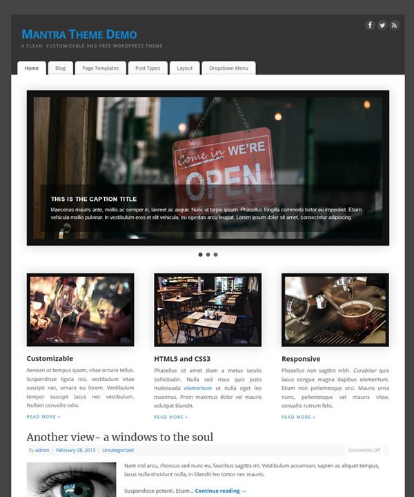 Mantra WordPress Theme