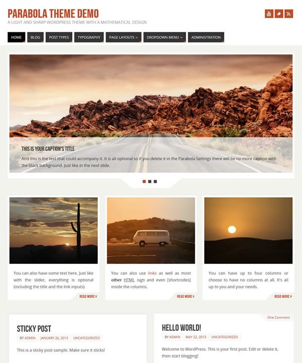 Parabola WordPress Theme