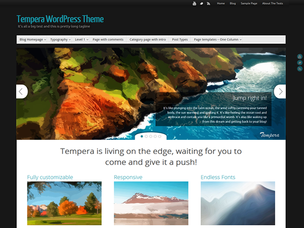 Tempera WordPress Theme Tempera WordPress Theme