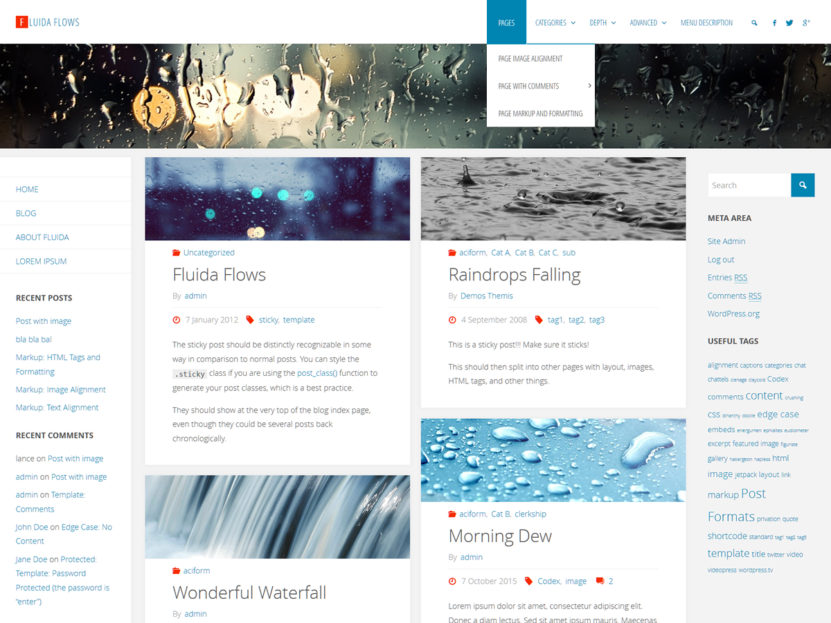 fluida our new wordpress theme is ready for download
