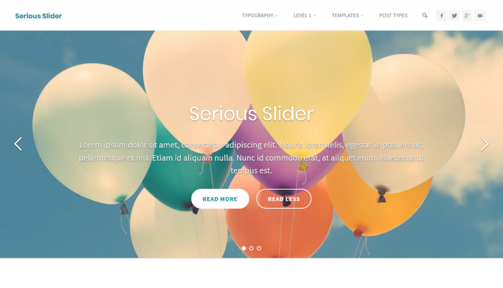 Serious Slider WordPress Plugin