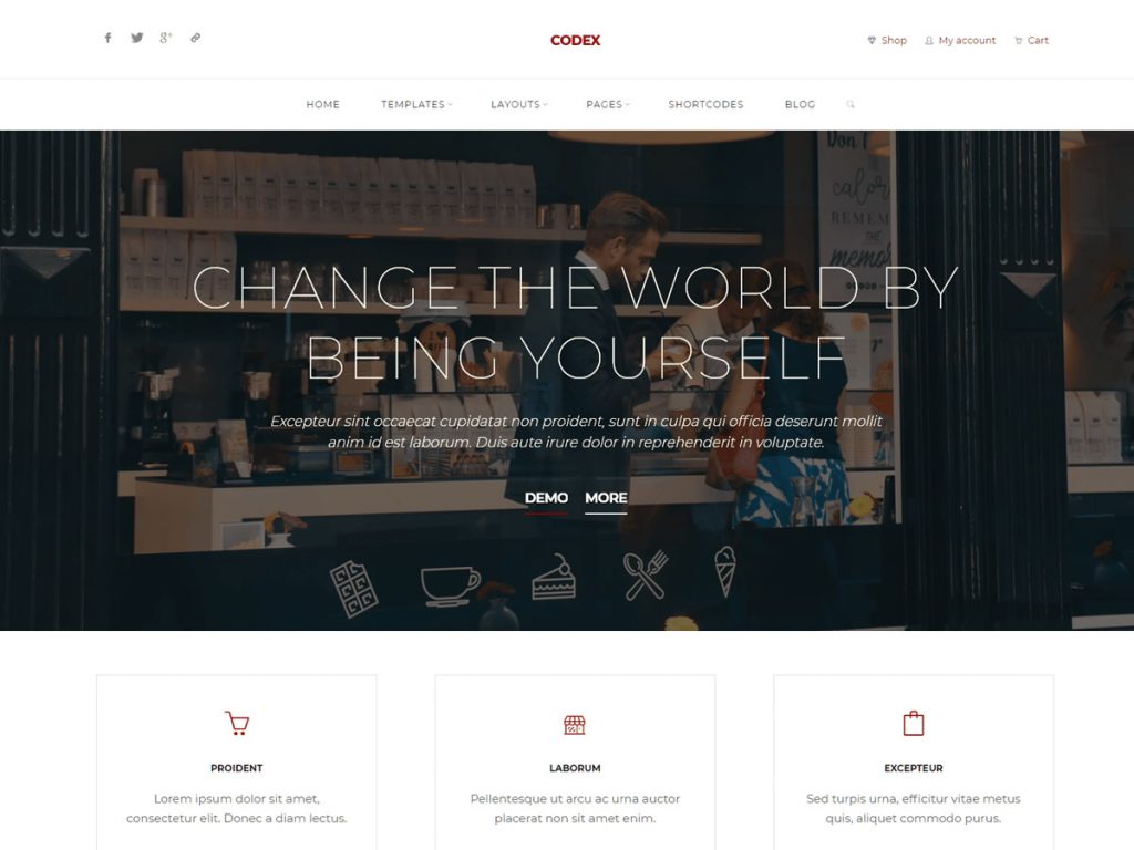 Codex WordPress Theme